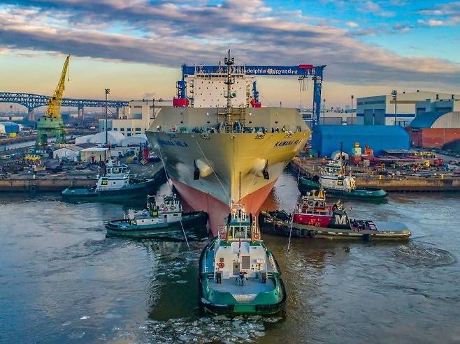 한화그룹이 인수한 미국 필리조선소. /한화그룹 제공