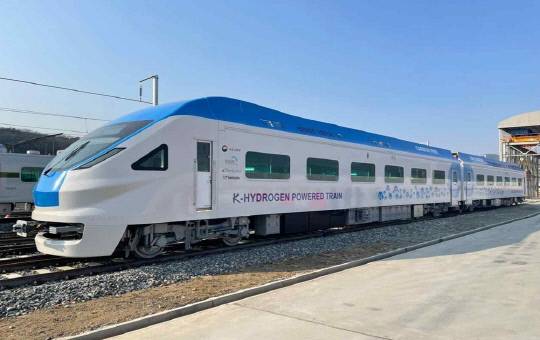 2022년 시험 제작된 수소전기동차 모습. 국토부 제공
