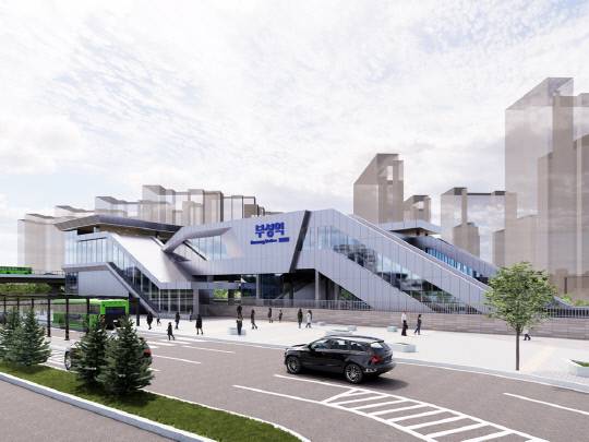 부성역 조감도. 천안시 제공