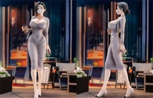 논란의 '동탄 미시룩 피규어'. 연합뉴스