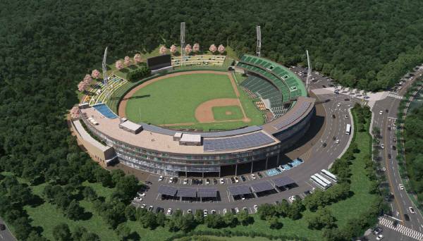 문수야구장 유스호스텔 조감도(안). 울산시 제공