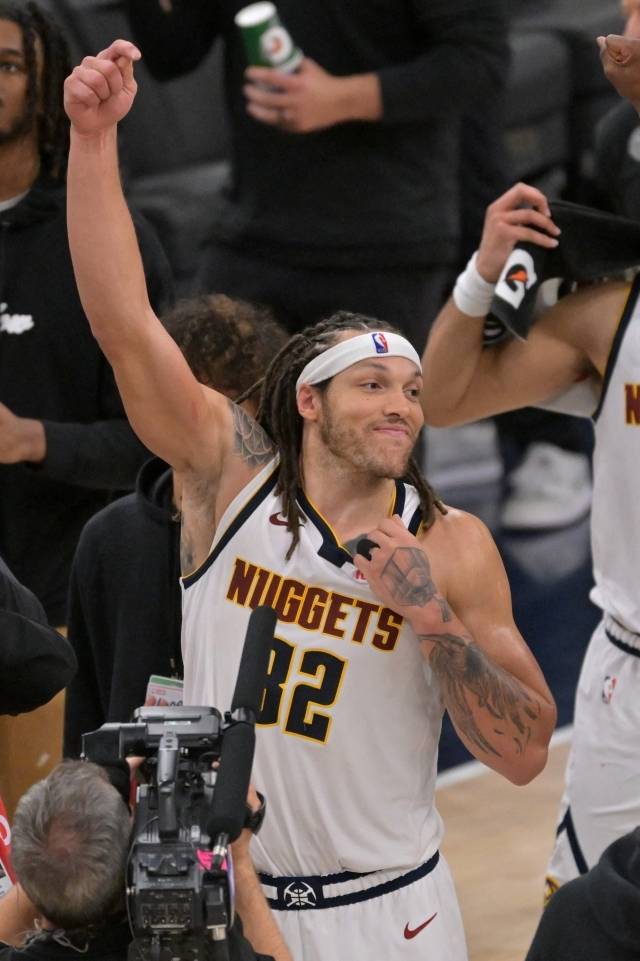 ‘덩크 아티스트’에서 ‘클러치 영웅’이 된 애런 고든. 그는 올 봄 가장 뜨거운 남자다. 사진=Jayne Kamin-Oncea=연합뉴스