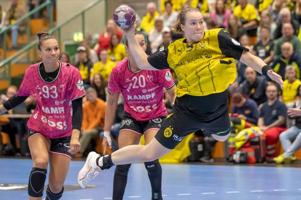 사진 2024/25 시즌 여자 분데스리가 플레이오프 보루시아 도르트문트와 메칭엔의 경기 모습, 사진 출처=분데스리가