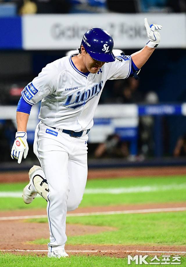 삼성 이성규는 최근 좋은 타격감을 과시 중이다. 사진=김영구 기자