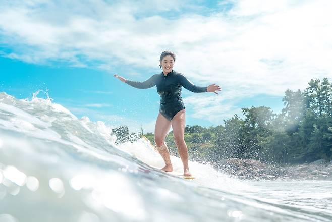 고흥 서핑. 서핑은 겨울은 동해안, 여름은 남해안이다.