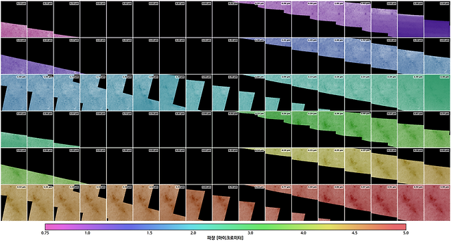 스피어엑스 연구팀이 선정하고 합성해 새로 공개한 별탄생 영역 W51 이미지. [한국천문연구원 제공]