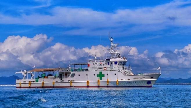 경남 병원선 511호. 경남도청 제공