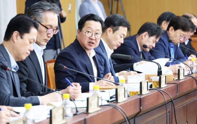▲이장우 대전시장이 7일 확대간부회의에서 대전시 브랜드 가치를 높이기 위한 도시 정체성 확립과 정책 실현의 중요성을 강조했다. ⓒ대전시
