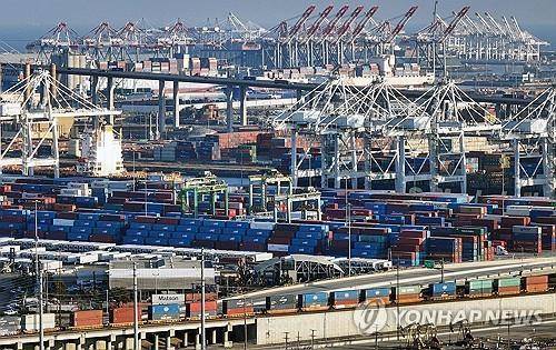 미국 롱비치항 [AFP 연합뉴스 자료사진. 재판매 및 DB 금지]