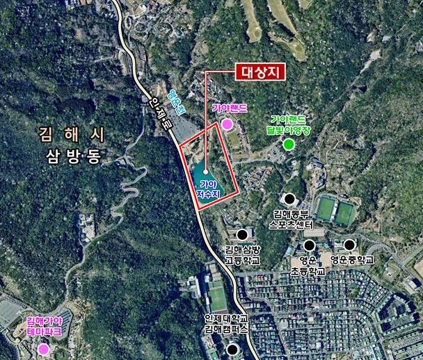 생태휴식공원 위치도 [김해시 제공. 재판매 및 DB 금지]