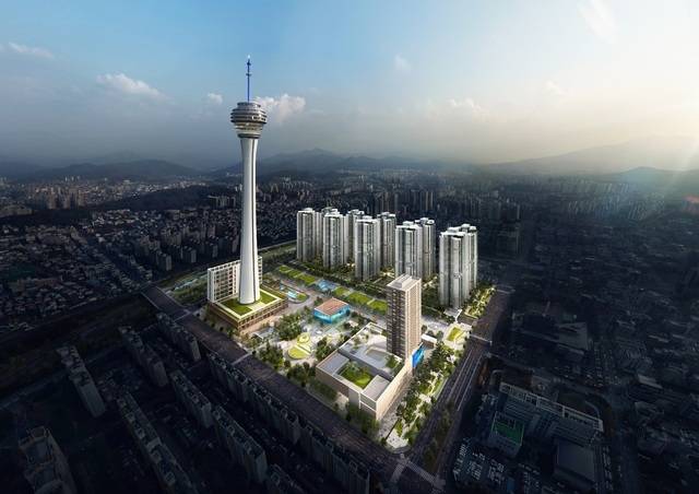 전주 관광타워복합개발사업 조감도 /전주시