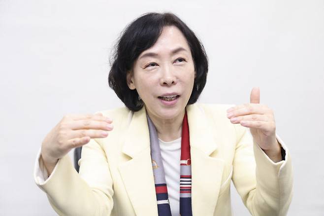 김경선 한국퇴직연금개발원 회장이 지난달 서울 종로구 한국퇴직연금개발원 사무실에서 이데일리와 인터뷰를 하고 있다. (사진=이영훈 기자)