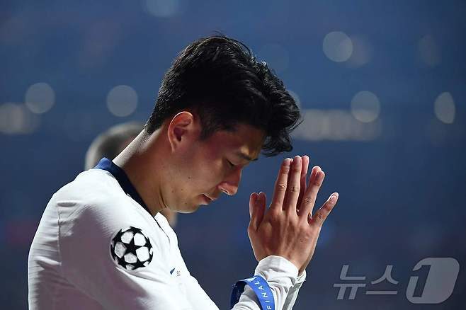 UCL 결승전에 진출했던 손흥민 ⓒ AFP=뉴스1