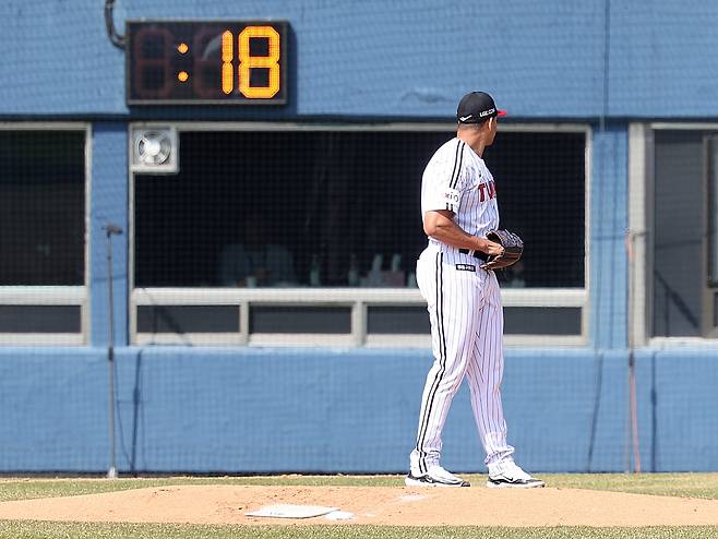 올해 KBO리그에 본격 도입, 시행된 피치클락./뉴시스