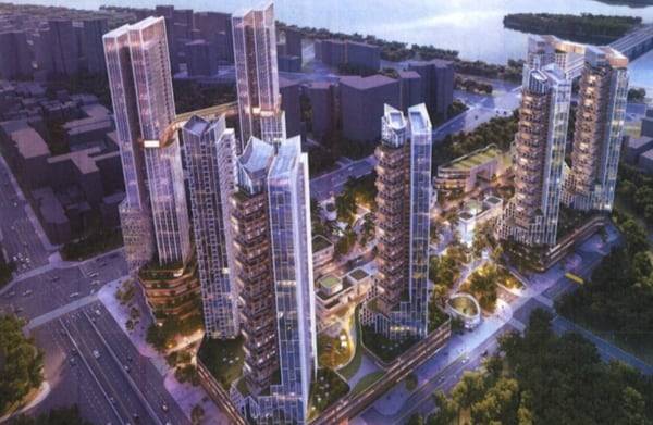 서울 용산정비창 전면1구역 재개발 예상 조감도. /서울시