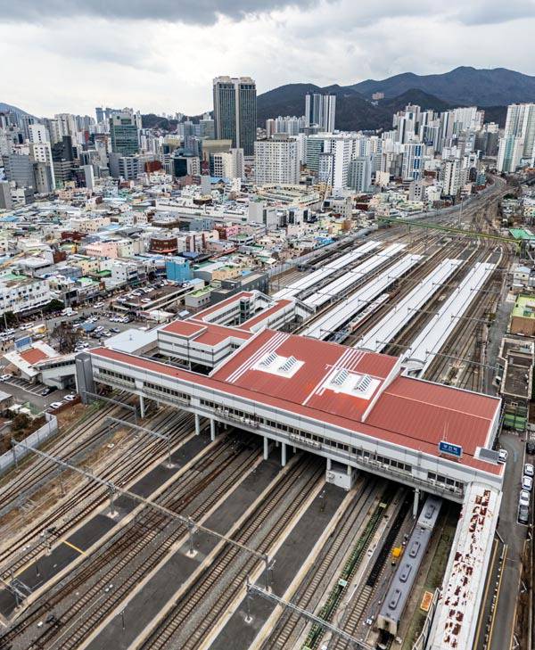 부산진구 부전역 일대 전경.  국제신문 DB