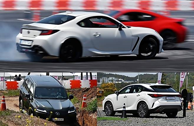 모터스포츠를 넘어 자동차 종합 축제로 성장하고 있는 보령·AMC 국제 모터 페스티벌에 참여한 한국토요타의 체험 프로그램 [사진제공=한국토요타/편집=매경 디지털뉴스룸 최기성 기자]