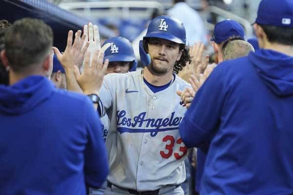 아웃맨은 김혜성의 가장 친한 동료 중 한 명이다. 사진= AP= 연합뉴스 제공