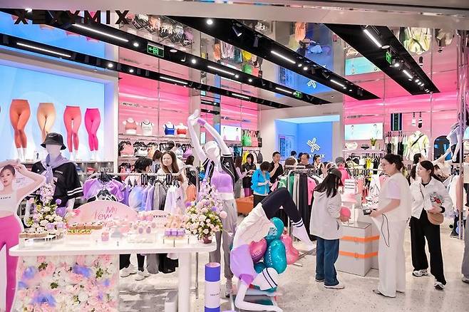 젝시믹스 중국 10호 매장 저장성 원링(사진=젝시믹스 제공) *재판매 및 DB 금지