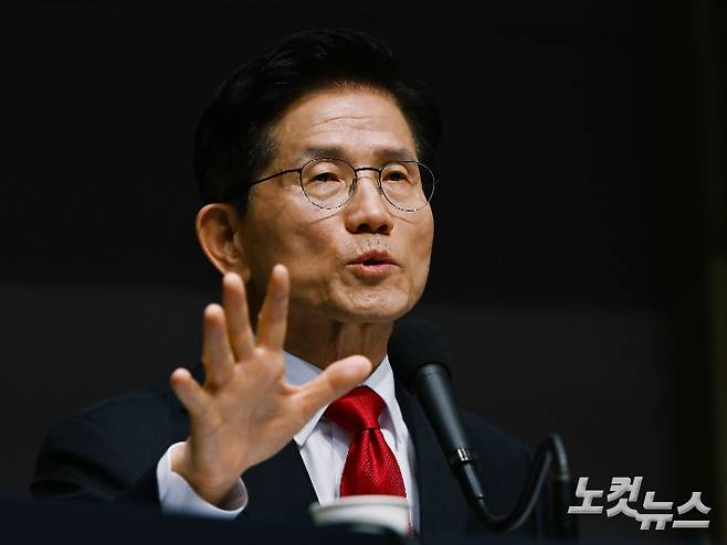 김문수 국민의힘 대선 후보. 류영주 기자