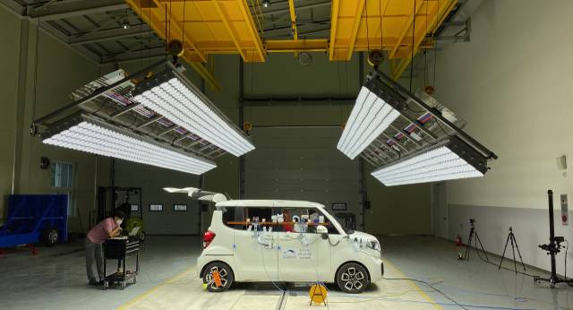 전남 영광군에 있는 e-모빌리티 충돌안전 시험장. 사진 제공=전라남도