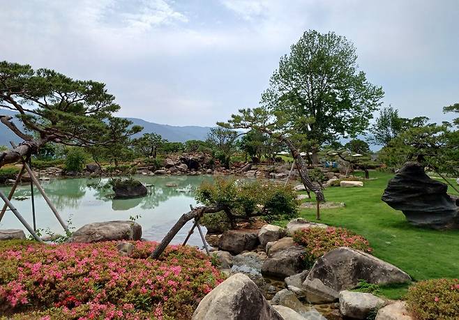 전남도가 선정한 남도정원 산책코스 중 하나인 구례 반야원 전경 ⓒ전남도