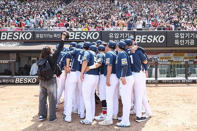 ▲ NC 다이노스는 공포의 9연전을 모두 원정경기로 치르면서도 6승 2패로 선전했다. ⓒ NC 다이노스