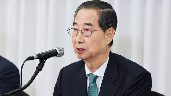 한덕수 무소속 대선 예비후보. 〈사진=JTBC 보도화면 캡처〉