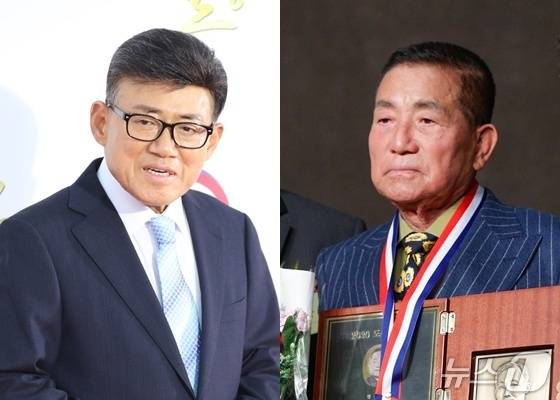 엄영수(왼쪽), 故 이상용 ⓒ 뉴스1 DB