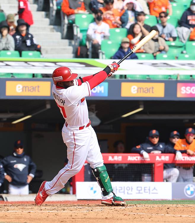 에레디아는 이탈 전까지 타율 0.313 1홈런 6타점 OPS 0.779를 기록했다. 사진 | 연합뉴스