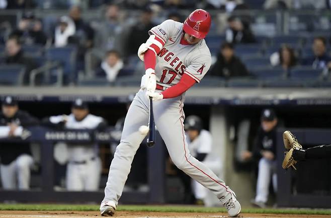 LA 에인절스 시절의 오타니 쇼헤이. AP연합뉴스