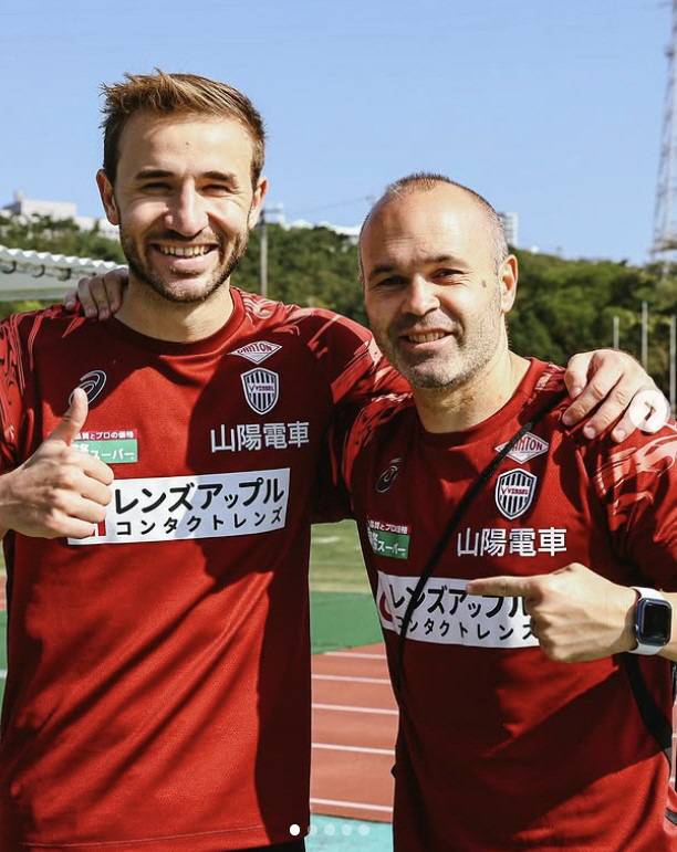 빗셀 고베 시절 이니에스타. 사진출처=이니에스타 인스타그램