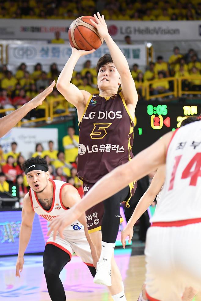 LG 양준석. 사진제공=KBL