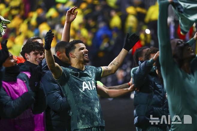 [보되=AP/뉴시스]토트넘, 유로파리그 결승행. 2025.05.08.