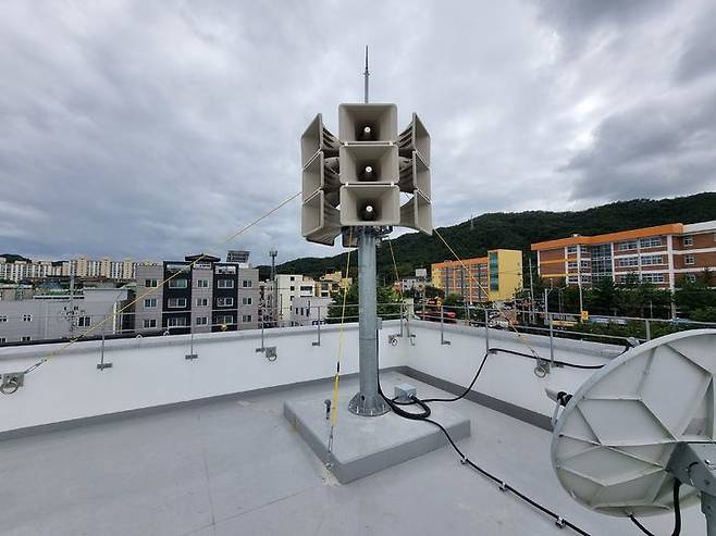 [대전=뉴시스]스마트형 민방위 경보사이렌. 2025. 05. 09 photo@newsis.com  *재판매 및 DB 금지