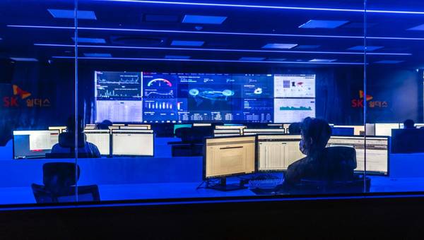 [사진자료] △ SK쉴더스 사이버보안 관제센터