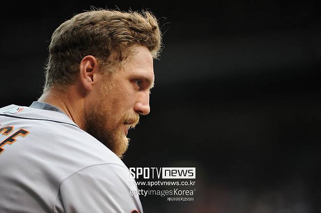 ▲ 헌터 펜스는 과거 샌프란시스코 자이언츠에서 오랜 기간 뛰었고 지금은 해설위원으로 활동하고 있다.