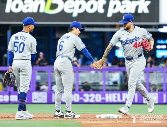 8일 경기를 마친 김혜성. /사진=LA 다저스 공식 SNS