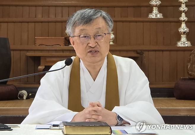 나상호 원불교 교정원장 [연합뉴스 자료사진]