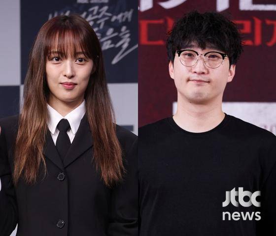 배우 김보라, 조바른 감독.