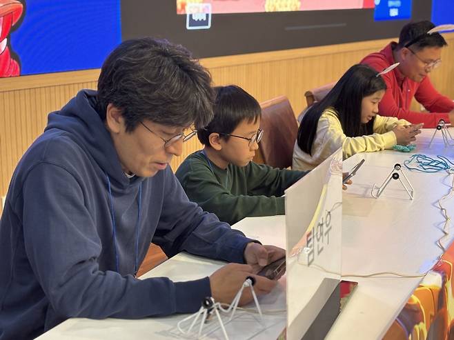 가족컵 경기 모습.