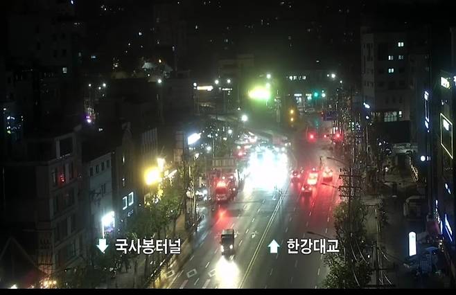 사고 현장 모습 / 화면 제공=서울시 교통정보 시스템