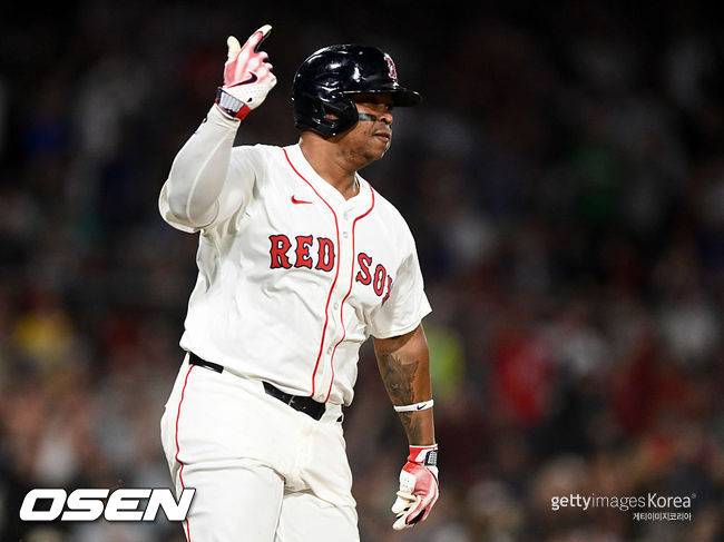 [사진] 보스턴 레드삭스 라파엘 데버스. ⓒGettyimages(무단전재 및 재배포 금지)