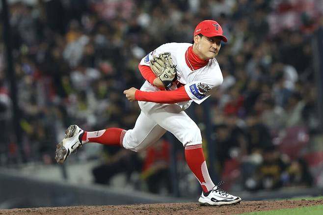 ▲ KIA 불펜은 상당수 주축 선수들의 경기력이 떨어진 가운데 곽도규(사진)의 수술 이탈이라는 악재도 맞이했다 ⓒKIA타이거즈