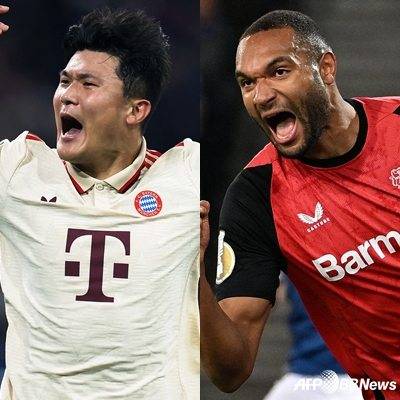 김민재(왼쪽)와 요나단 타. /AFPBBNews=뉴스1