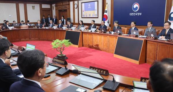 이주호 대통령 권한대행 부총리 겸 교육부 장관이 지난 2일 정부서울청사에서 임시 국무회의를 하고 있다./연합뉴스