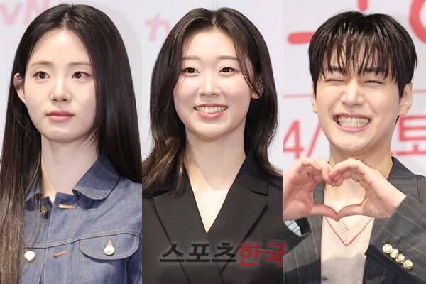 tvN 새 토일드라마 '언젠가는 슬기로울 전공의생활' 제작발표회에 참석한 신시아, 한예지, 강유석 25.04.09 ⓒ이혜영 기자 lhy@hankooki.com