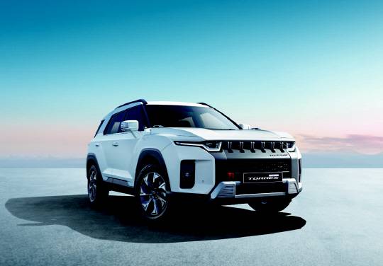 토레스 하이브리드. KG모빌리티 제공