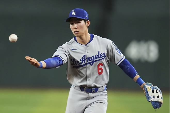 <yonhap photo-5122="">김혜성이 애리조나. (AP Photo/Ross D. Franklin)/2025-05-09 13:19:45/ <저작권자 ⓒ 1980-2025 ㈜연합뉴스. 무단 전재 재배포 금지, AI 학습 및 활용 금지></yonhap>