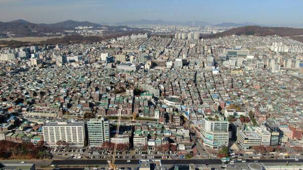 성남 수진1구역 일대 전경. 성남시 제공